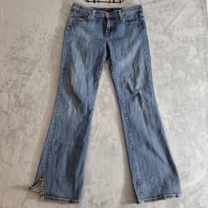 Vigoss premium jeans womens 11/12 butterfly love embroidered copper brads pins